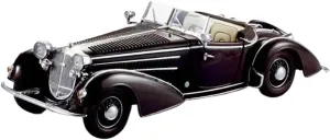 1 18 for Horch Roadster Simulation Alloy Car Model Static Display Collectible Toy Souvenir Decration Motor Vehicles Toys
