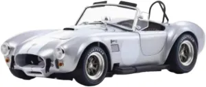 1 18 for Shelby Cobra 427 S/C Simulation Alloy Car Model Toys Adult Fans Collectible Static Display Motor Vehicles Toys(White)