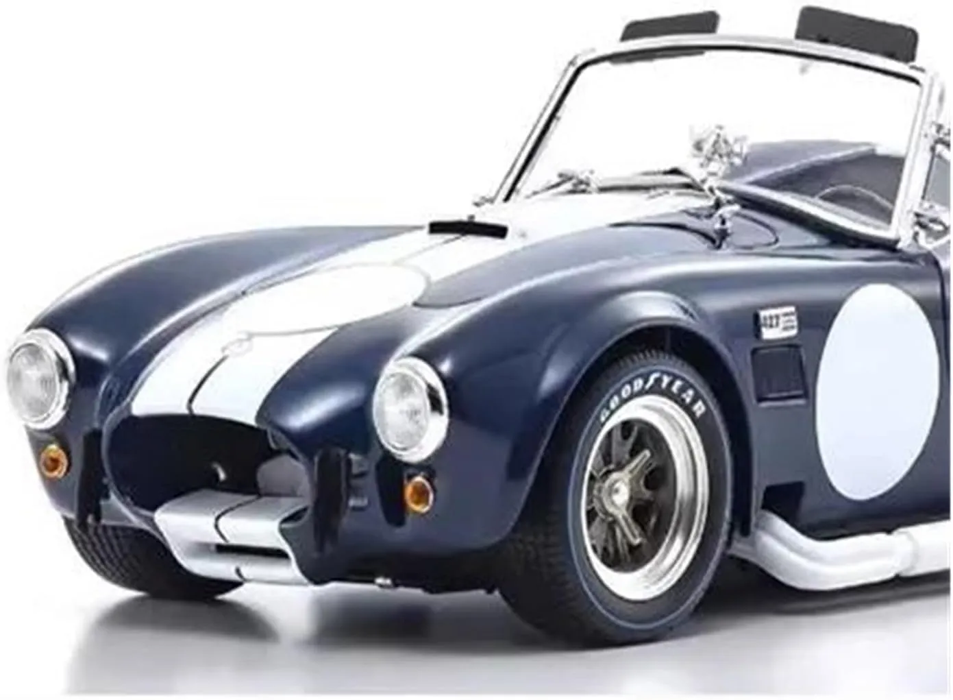 1 18 for Shelby Cobra 427 S/C Simulation Alloy Car Model Toys Adult Fans Collectible Static Display Motor Vehicles Toys(White)