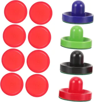 1 Set Indoor Ice Hockey Pusher and Pucks Tabletop Accessories for Family Fun Includes Paddles and Pucks for Enhanced Gameplay