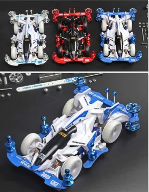 1 Set MA/AR Chassis Modification Spare Parts Set Kit with FRP Parts for Tamiya Mini 4WD RC Car Model - (Color: H009-Red)