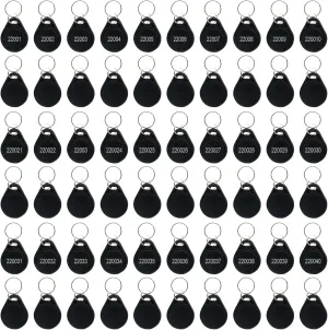 100 Pcs 26 Bit Proximity Key Fobs Compatable with Prox Key ISOProx 1346 1386 1326 H10301 Format Readers, Works with The Vast Majority of Access Control Systems (100 PCS)