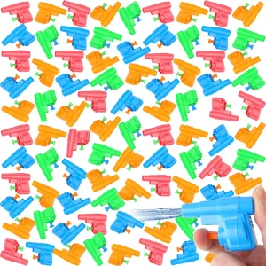 100 Pcs Colorful Mini Water Gun Sprayer Small Squirt Toys Summer Squirt Toys Bulk for Outdoor Beach Party Favor Game Swimming Pool