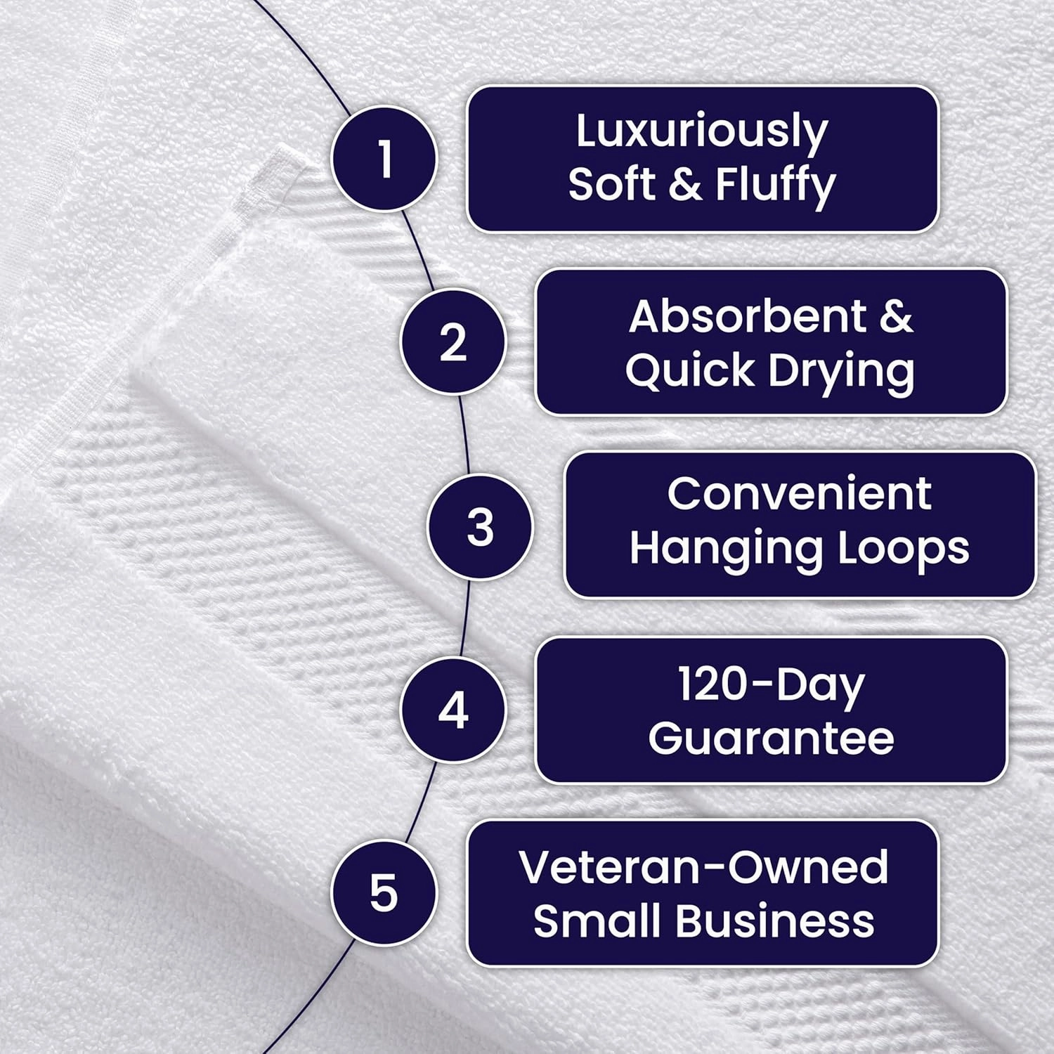 100% Organic Zero-Twist Cotton Towels - GOTS Certified Luxury Bath Towels - Ultra Soft & Plush 700GSM Long-Staple Cotton - 6 Piece Towel Set (Pewter Grey)
