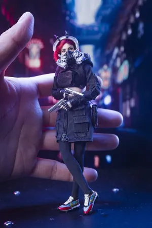 1/12 Scale Action Figure,Palm Treasure Series Rainbow 6inch Flexible Female Soldier Miniature Action Figure Collection