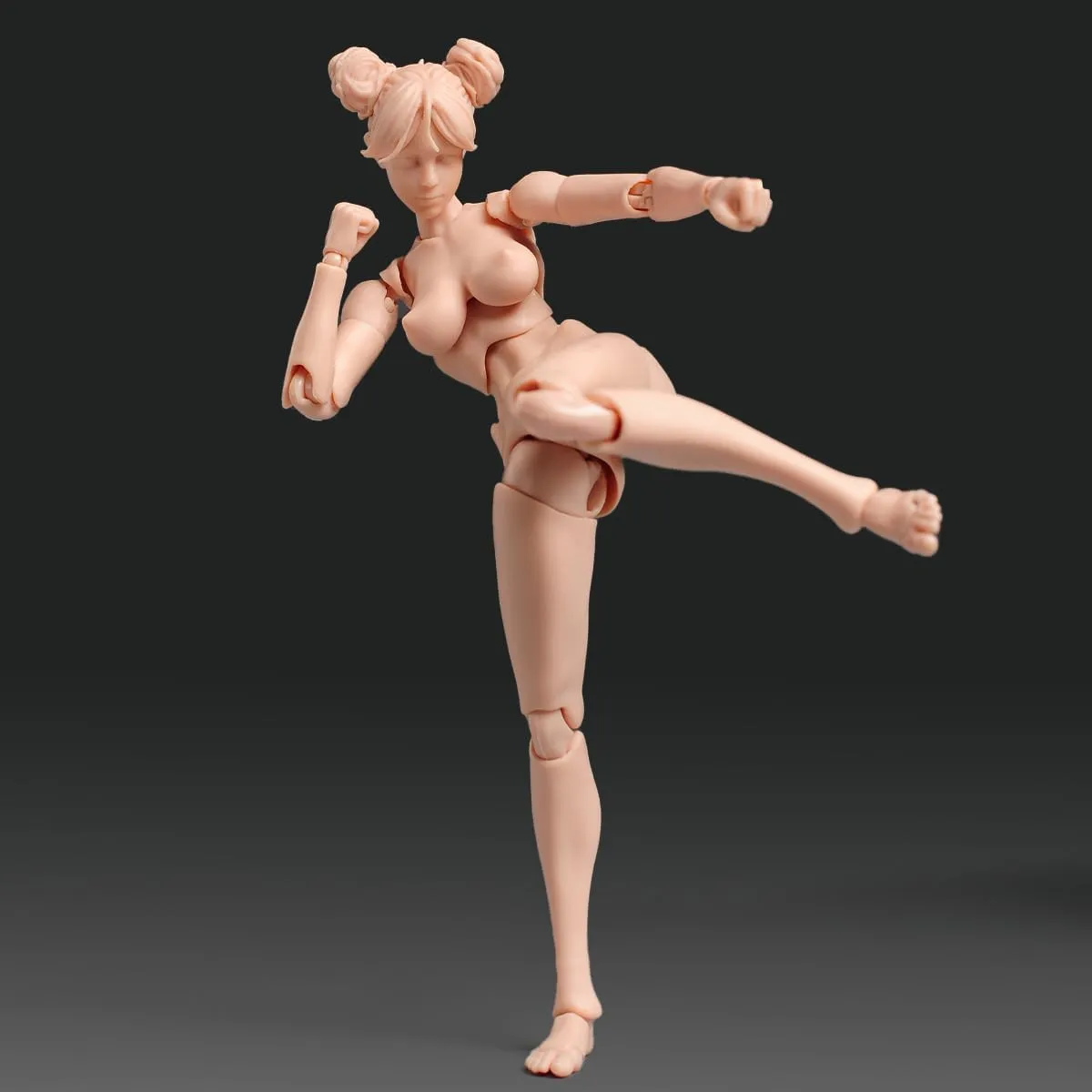 1/12 Scale Female Action Figure,6inch Super Flexible Girl Figure Body Doll with Head Sculpt&Replaceable Chest Legs Accessory Collection (Pale Skin)