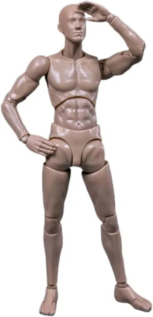 1/12 Scale Male Action Figure,6inch Pocket Series Drawman Flexible Action Figure Body Collection (A)