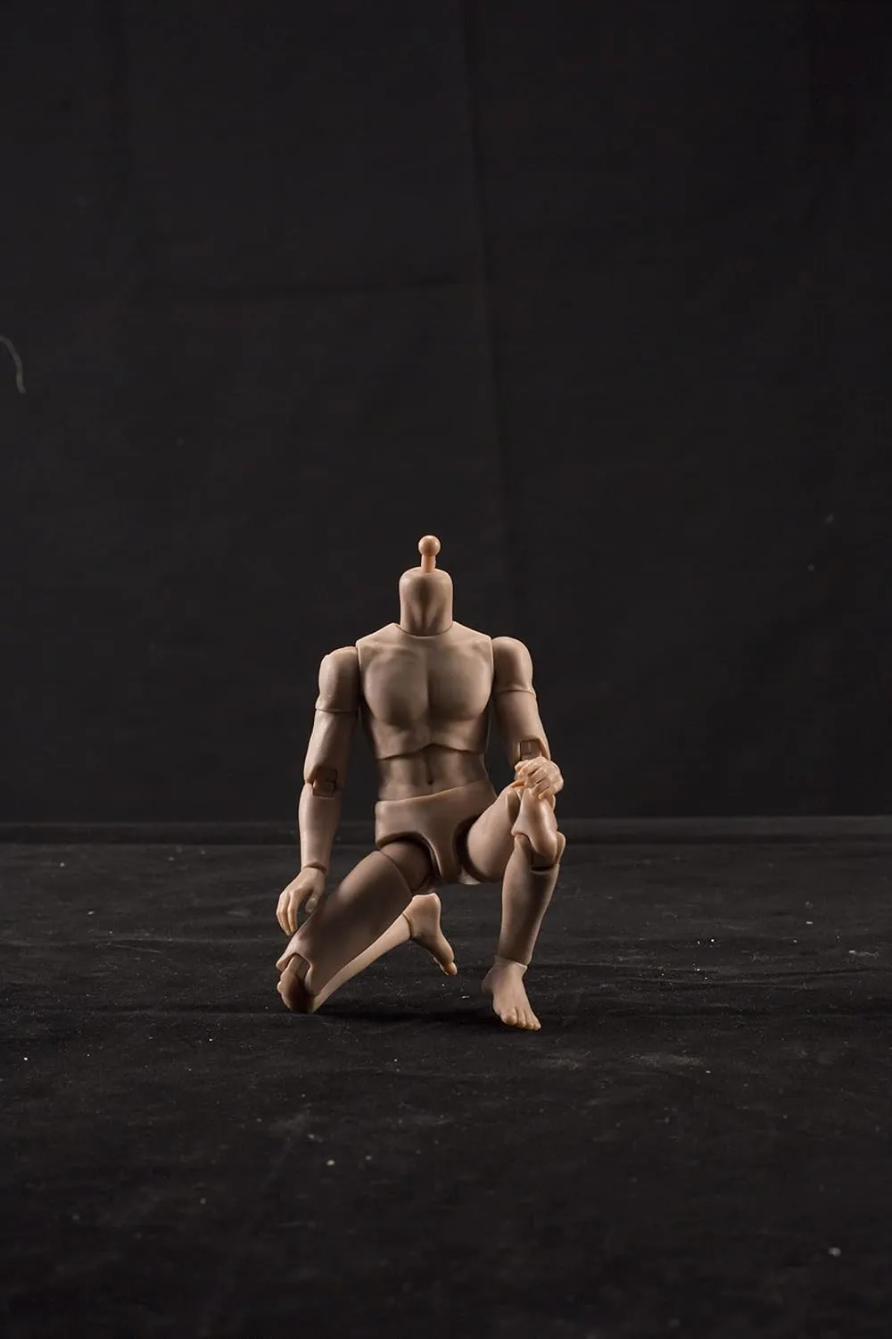 1/12 Scale Male Body,6inch Male Joint Flexible Strong Muscular Soldier Action Figure Body Collection (Suntan Skin)
