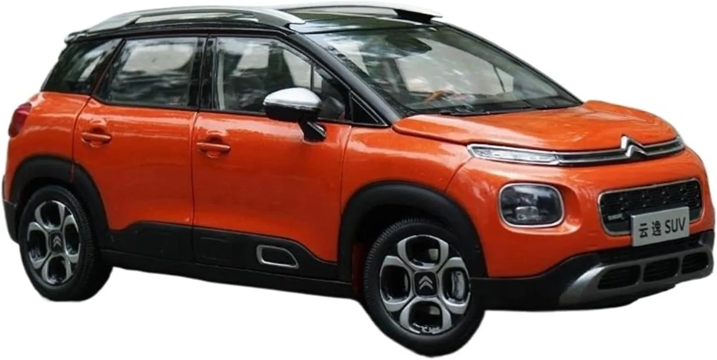 1:18 for Citroen C4 Aircross SUV Alloy Car Model Diecast Metal Vehicles Simulation Decoration Mini Simulation Toys(White)
