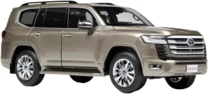 1:18 for Toyota Land Cruiser LC300 ZX SUV Diecast Alloy Car Model Simulation Collection Artwork Mini Simulation Toys(Gold)