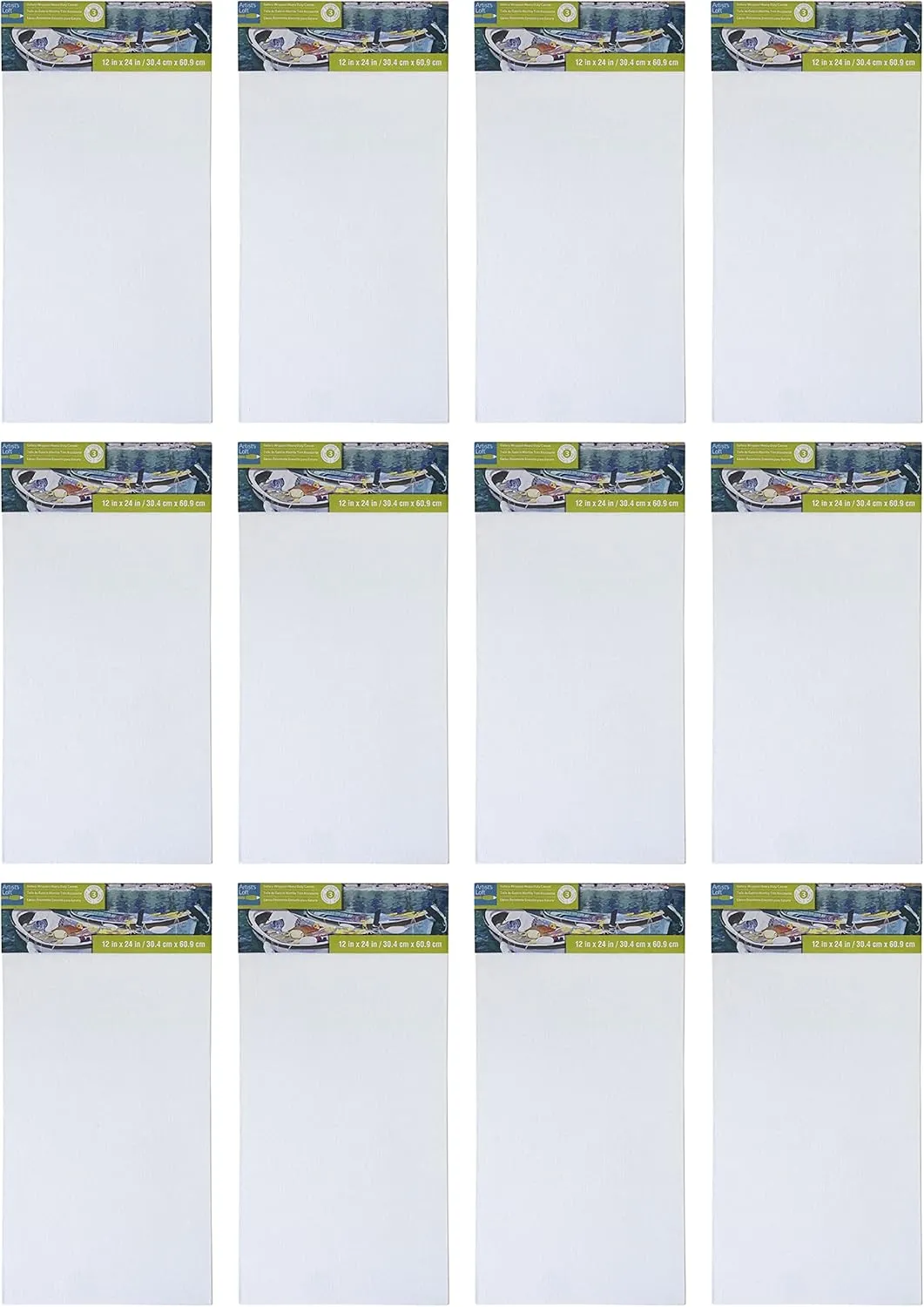 12 Pack: Level 3 Gallery Wrapped Heavy Duty Canvas by Artist's Loft®