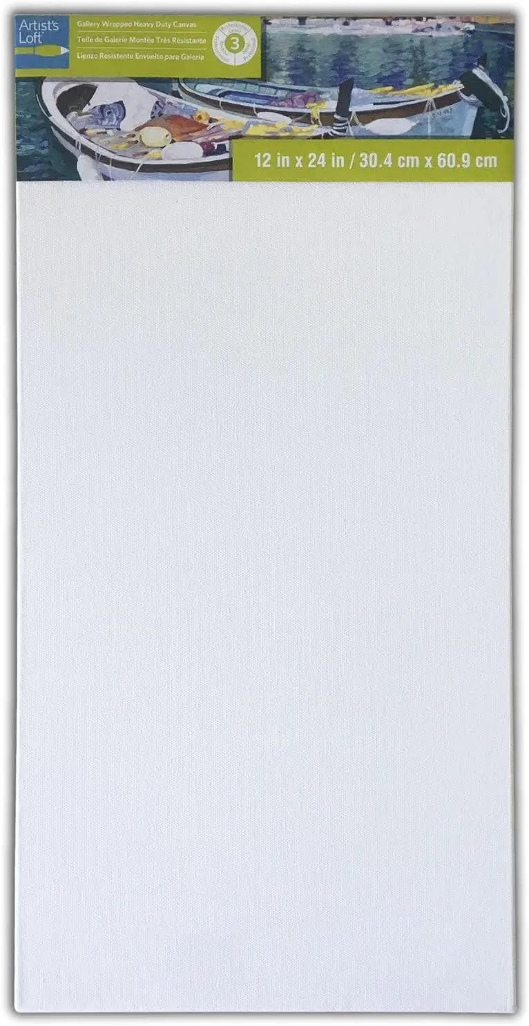 12 Pack: Level 3 Gallery Wrapped Heavy Duty Canvas by Artist's Loft®