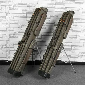 1.25M Fishing Rod Bag Two-layer Three-layer Waterproof and Wear-resistant Hard Shell Gear (125 three-layer large shell)