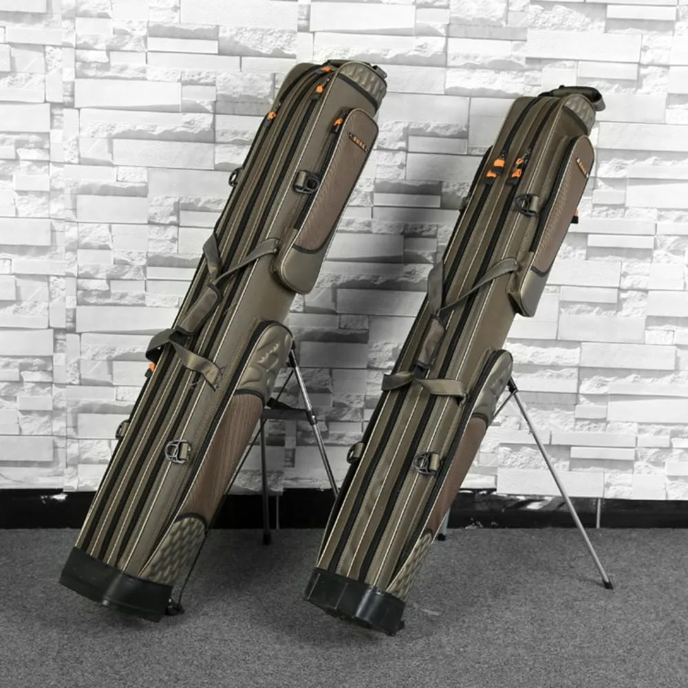 1.25M Fishing Rod Bag Two-layer Three-layer Waterproof and Wear-resistant Hard Shell Gear (125 three-layer large shell)