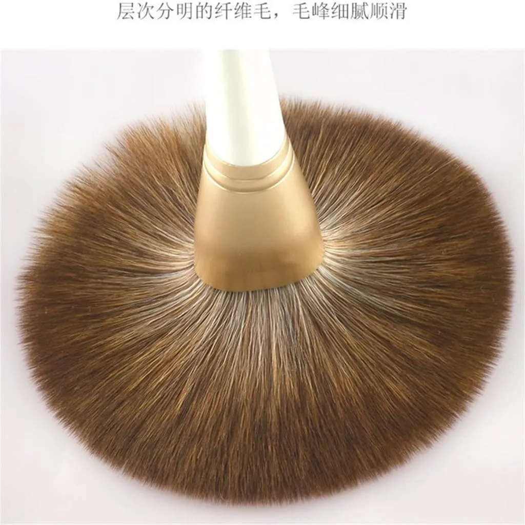 12pcs White Makeup Brushes Set Quick Dry Bristles Super Soft Loose Powder Blush Brushes