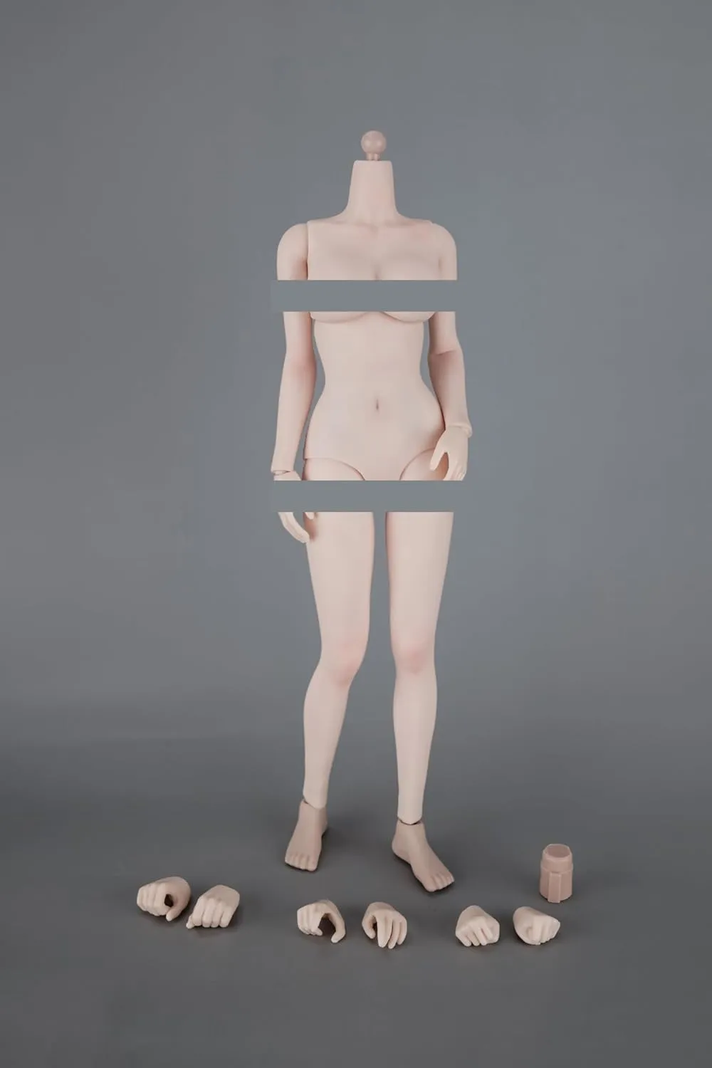 1/6 Scale Female Body,12inch Female Half-Seamless Pale Skin Joint Flexible Action Figure Body Collection