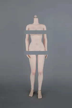 1/6 Scale Female Body,12inch Female Half-Seamless Pale Skin Joint Flexible Action Figure Body Collection