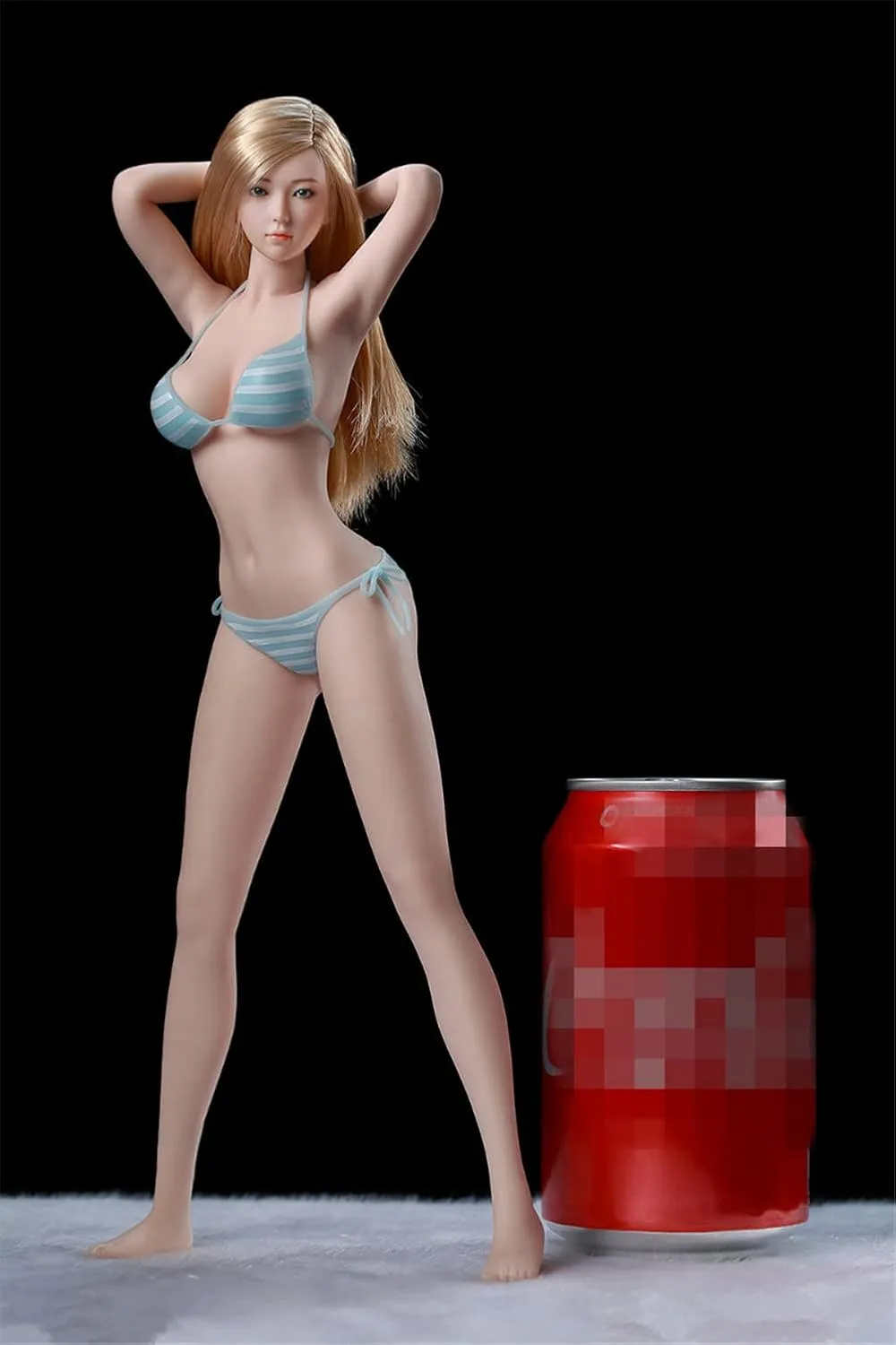1/6 Scale Female Body,12inch Super Flexible Young Girl Medium Bust Seamless Action Figure Body Collection (S34 Pale Skin with Head)