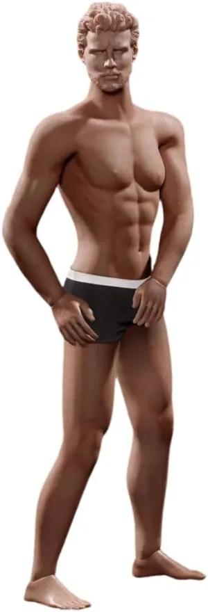 1/6 Scale Male Body,12inch Super Flexible Male Seamless Action Figure Body Doll Collection (M31)