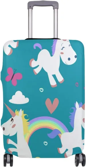 18/20/24/28/32 Inch Spandex Travel Luggage Cover - Flamingos Fashion DIY Creative Design Anti-Scratch Stretchy Travel Suitcase Protector Baggage Covers