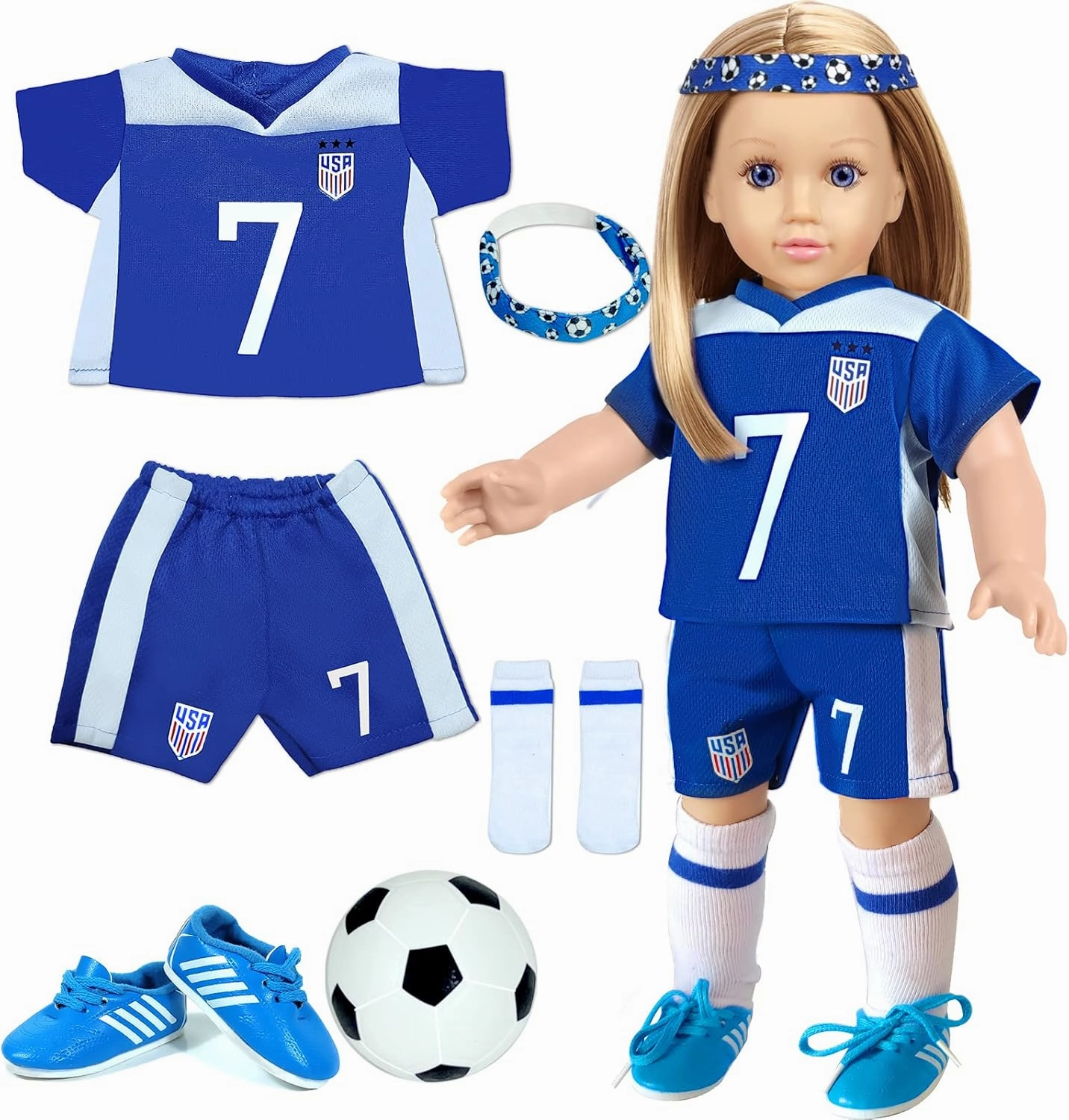 18 inch Doll Clothes Accessories -Compatible with 18 Inch Girl Dolls (Sports)