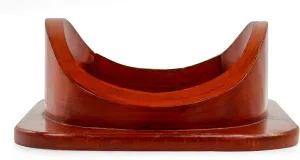 18" Helmet Replica Wooden Base with Premium Polished Look