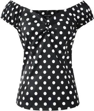 1950s Vintage Retro Dolores Top 50s Rockabilly Pinup