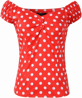 1950s Vintage Retro Dolores Top 50s Rockabilly Pinup