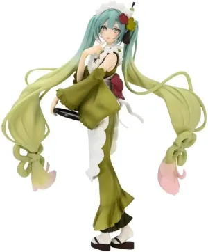 1PCS Matcha Hatsune Figure Animation 2D Matcha Paffle Beautiful Girl Hatsune Miku Desktop Decoration Birthday Gift Hatsune Figure