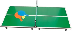 1Set Mini Portable Tabletop Table Tennis Set Mini Pong Board Game for Easy to Present for Compact Design for Easy Storage