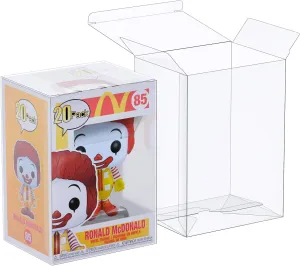 20 Pack Pop Protector Cases for 4" Funko Pop Vinyl Figures, Crystal Clear Heavy Duty Stackable Display Boxes, Scratch-Resistant and Durable Pop Figure Protectors