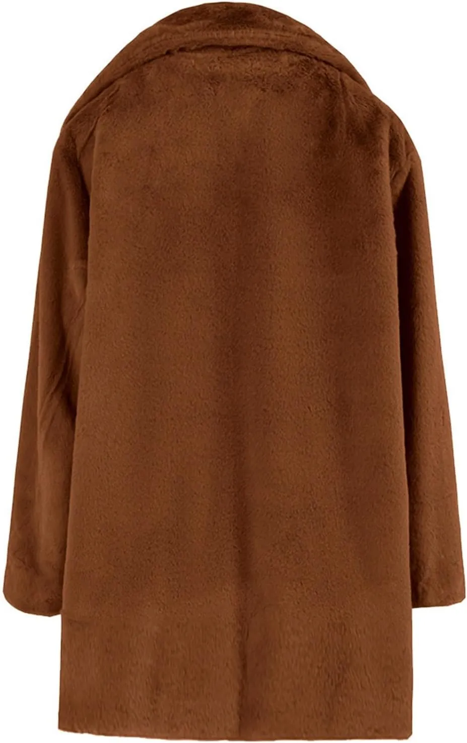 2024 Women's Overcoat Thickened Cardigan Winter Double Faced Fleece Jackets Lapel Snow Coat Elegant Shacket Soft Outwear