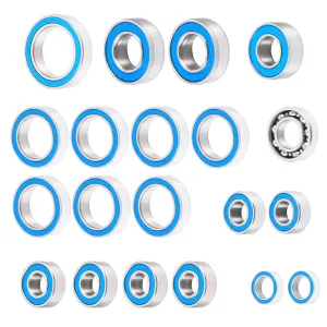 20Pcs RC Steel Complete Rubber Sealed Bearings Kit for Tra-xxas Mini Maxx BL-2S 1/16 RC Car Upgrade