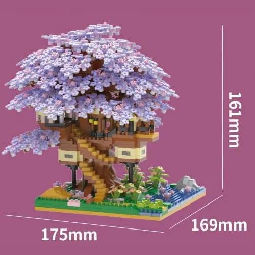 2200Pcs Architecture Mini Building Blocks Set for Adults - Micro Toy Building Bricks Model Kit - Educational Architecture Model Gift for Teens and Adults Age 14  (Purple)