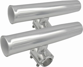 2pcs Aluminum clamp on Fishing Rod Holder for Rails 7/8" to 1"