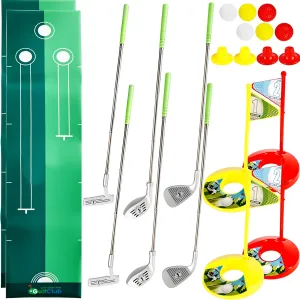 30 Pcs Plastic Mini Golf Set Scalable Kids Golf Clubs Include 6 Golf Clubs and 6 Balls for Toddlers Outdoor Indoor Educational Golf Birthday Christmas Party Gifts