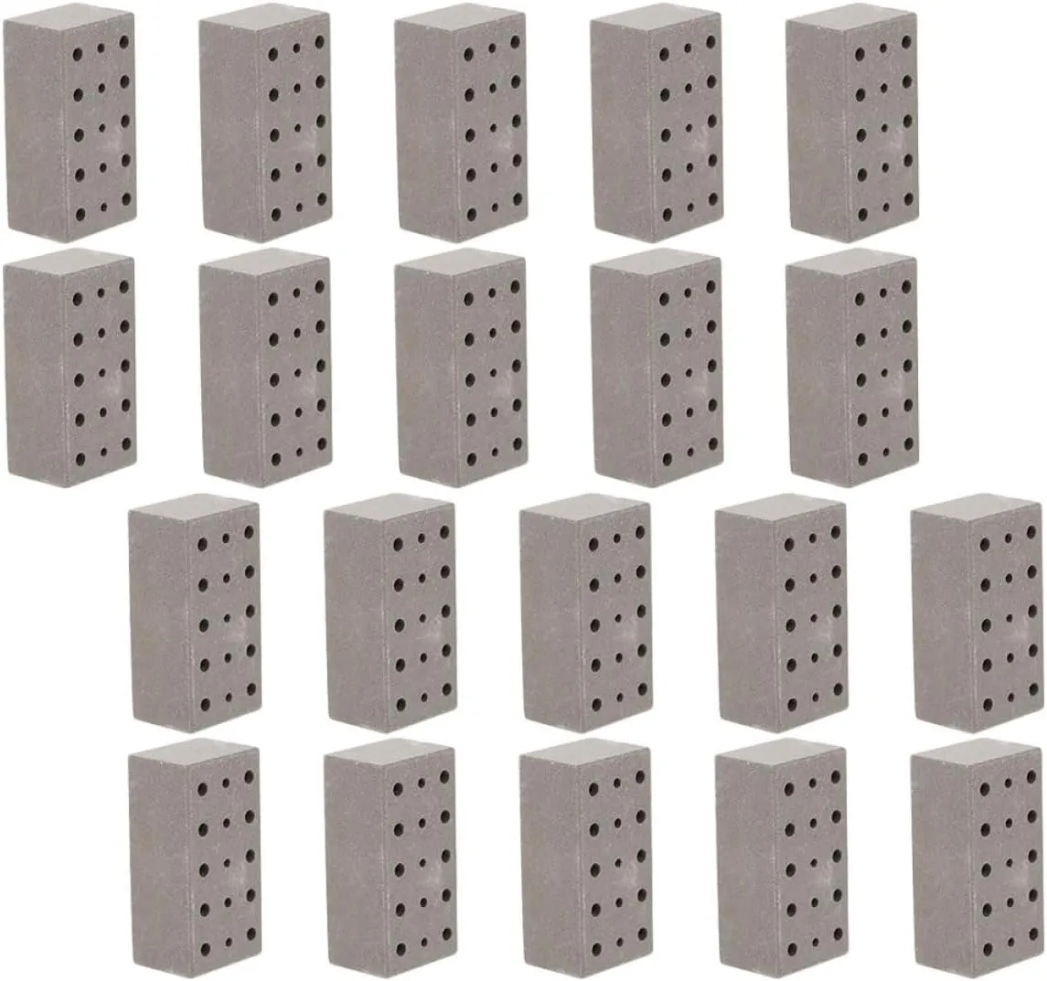 30pcs Miniature Bricks Building Blocks for Dollhouse Craft Realistic Simulation Brick for Architectural Learning Creative Play and Family Interaction