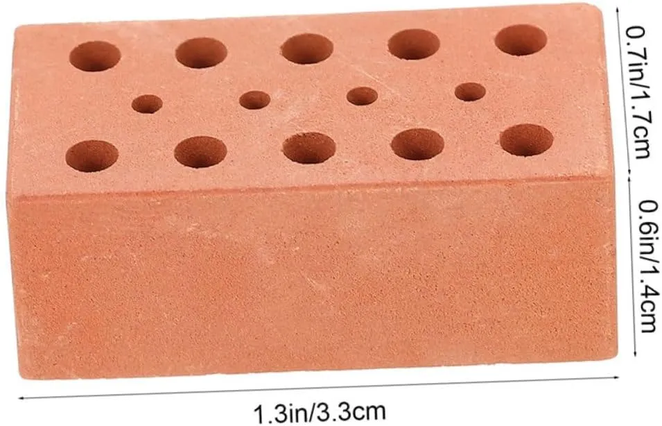 30pcs Miniature Bricks for Creative DIY Projects Tiny Landscaping Blocks Realistic Dollhouse Accessories Lightweight Building Bricks for Imaginative Play and Learning