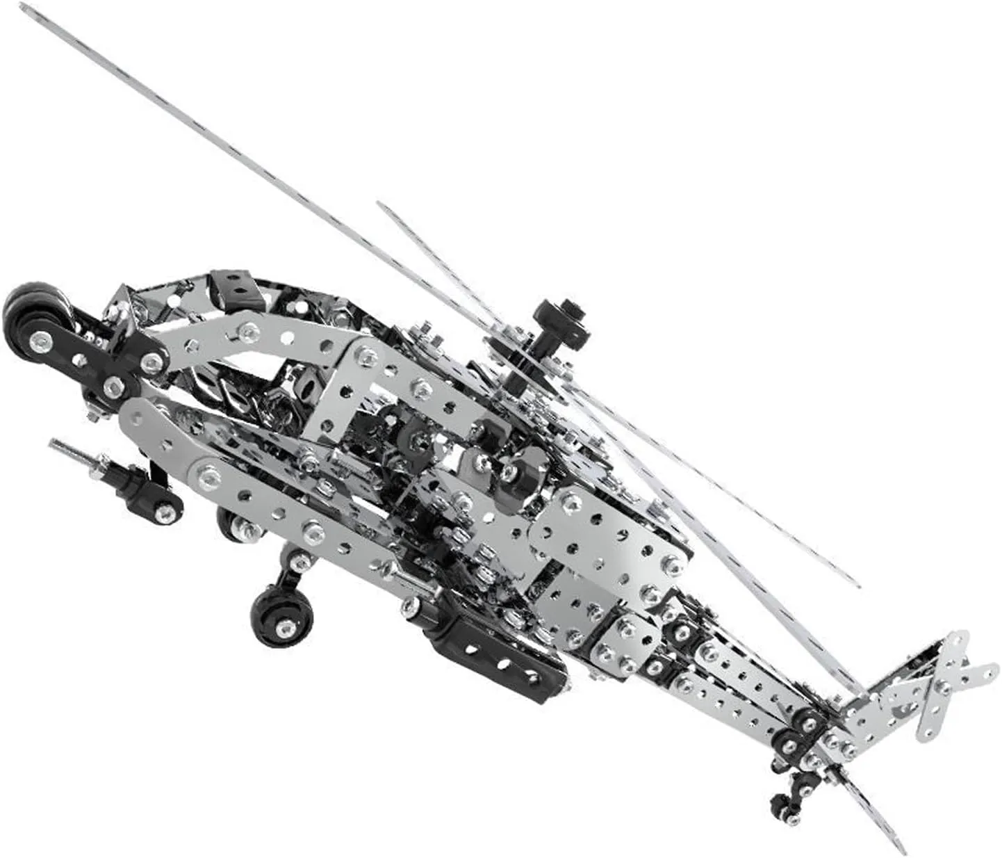 3D Metal Puzzle Military Model Kits, Apache Helicopter Airplane Models Kits to Build for Kids Boys Teens Men, DIY Toys Brain Teaser Puzzles, 3D Puzzle Model Kits Creative Birthday Gifts, 567 Pcs
