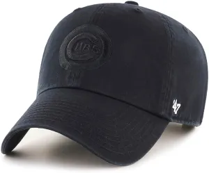 47 Brand MLB Black Black Primary Logo Clean Up Adjustable Baseball Cap Hat, Adult One Size Fits All
