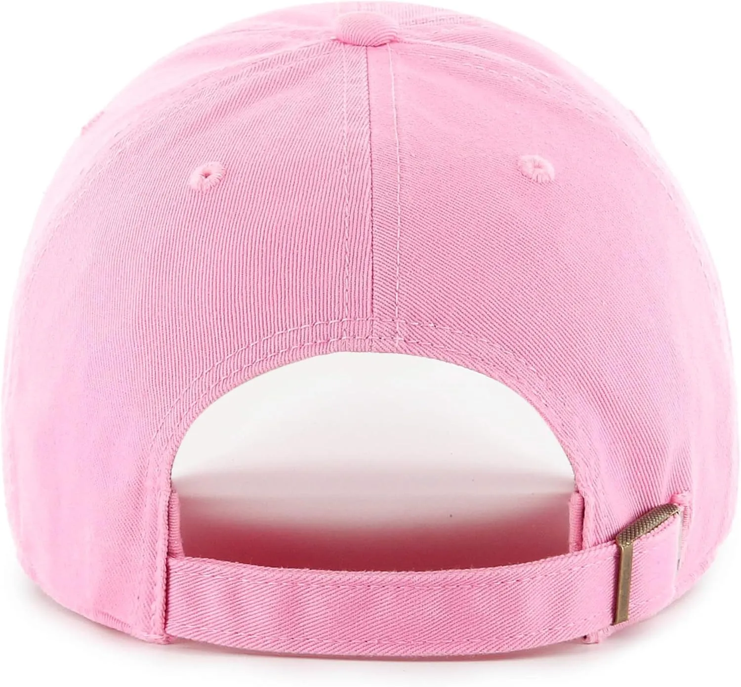 47 Brand MLB Rose Pink Primary Logo Clean Up Adjustable Baseball Cap Hat, Adult One Size Fits All