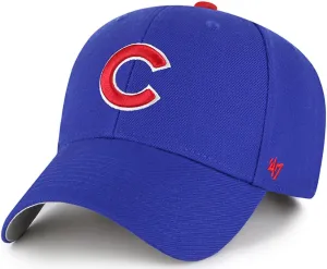 47 Brand MLB Team Color Primary Logo MVP Adjustable Structure Baseball Cap Hat, Adult One Size Fits All