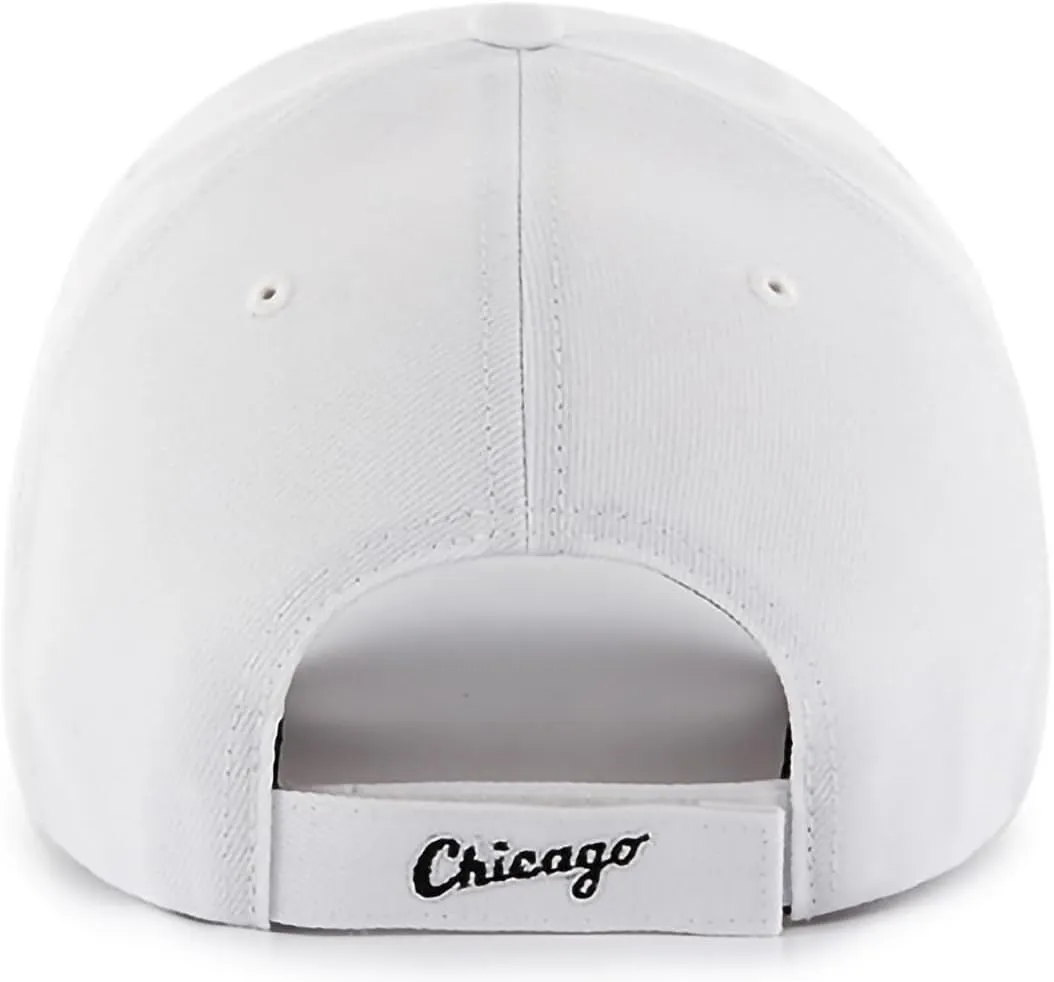 47 MLB White Primary Logo Team Color MVP Adjustable Hat, Adult One Size Fits All