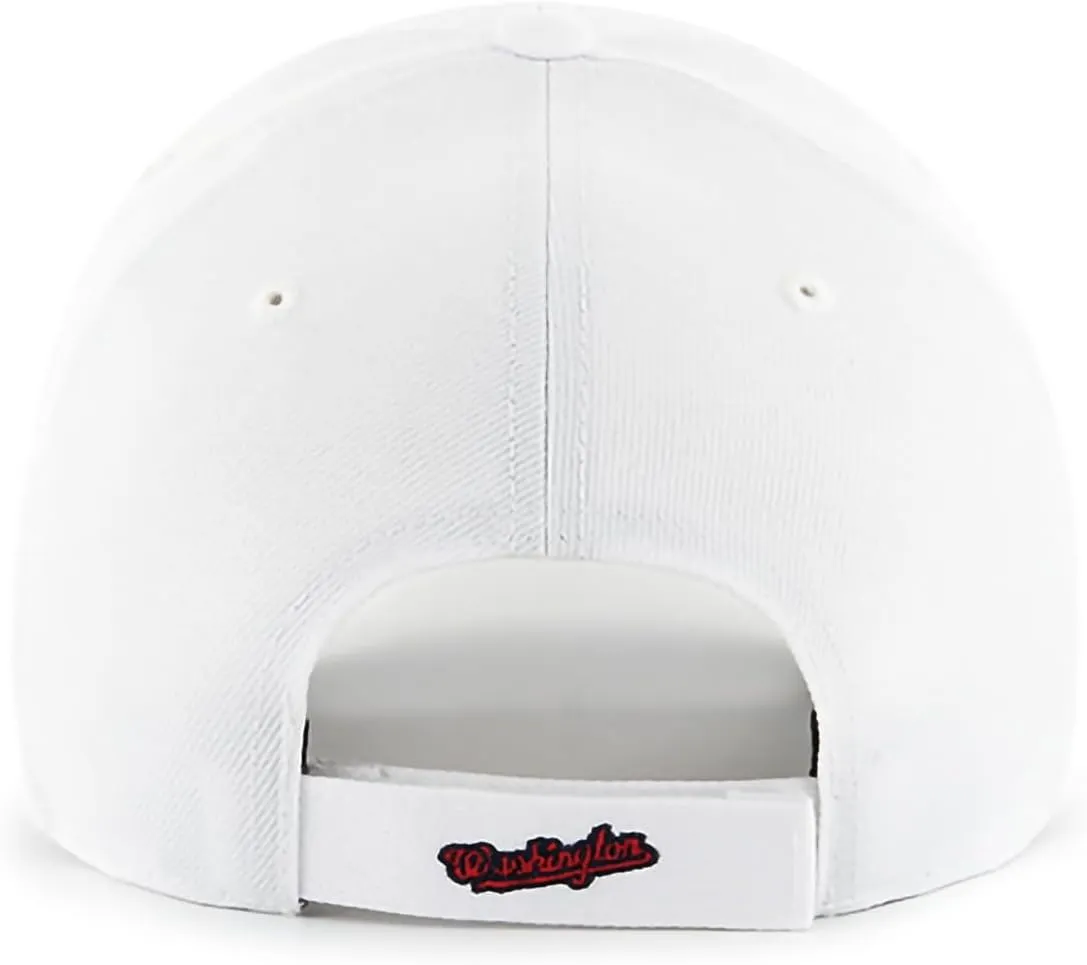 47 MLB White Primary Logo Team Color MVP Adjustable Hat, Adult One Size Fits All