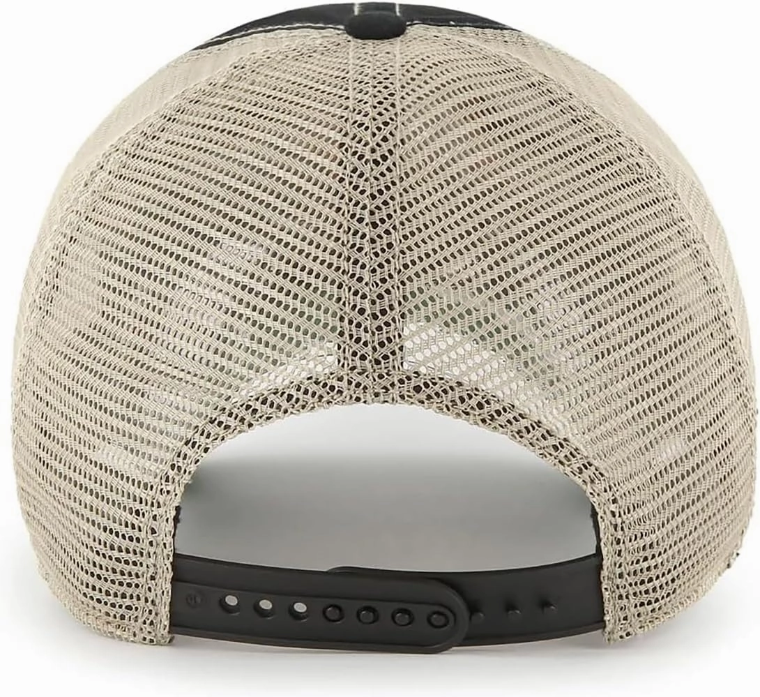 47 MLB Trawler Primary Logo Team Color Mesh Trucker Clean Up Adjustable Hat, Adult One Size Fits All