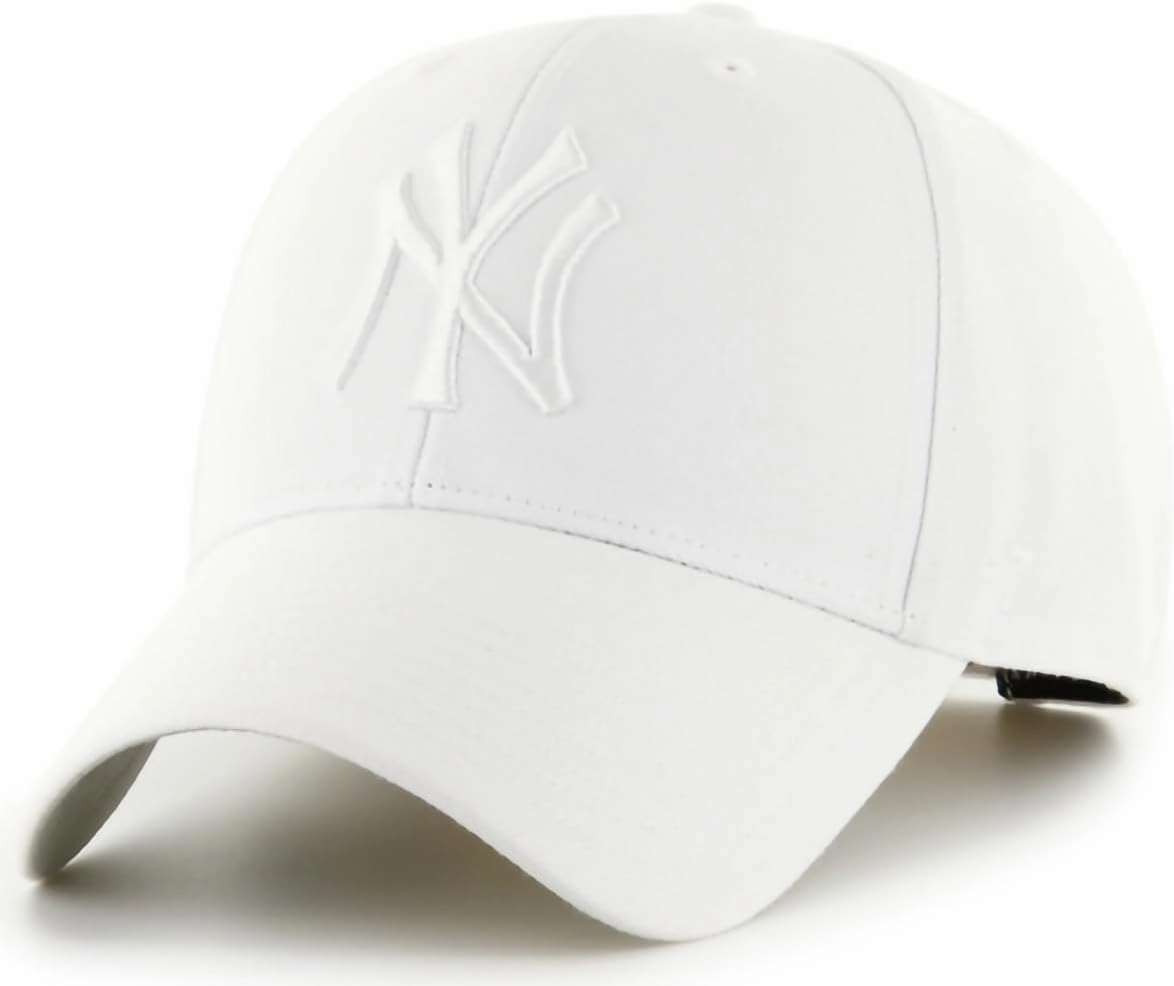 47 MLB White Primary Logo Team Color MVP Adjustable Hat, Adult One Size Fits All