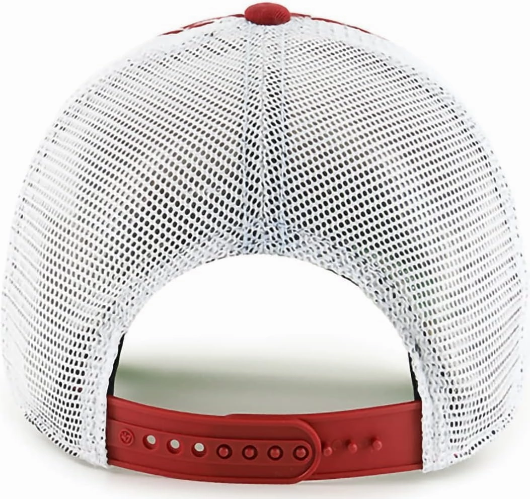 47 NCAA Trawler Primary Logo Team Color Mesh Trucker Clean Up Adjustable Hat, Adult One Size Fits All