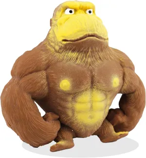 4PCS Squishy Monkey Toy,Stretchy Glue-Sand Filled Rubber Gorilla,Elastic Stretchable, Autism,Decompression Toy for Adults and Children Animal for,Gift for Christmas, (Mini)