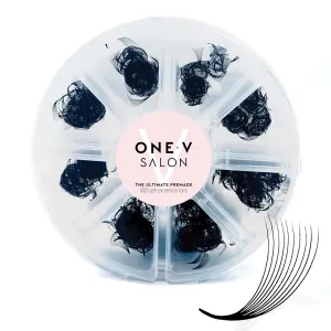 500 Loose Premade Fans Eyelash Extensions, D Curl Volume Lashes, 14D 20D 10D-0.07 Thickness, 9-16mm Fluffy Handmade Fan Mixed Tray