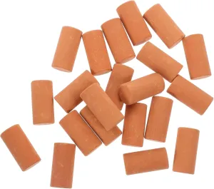 50pcs Miniature Realistic Bricks DIY Micro Landscape Building Blocks for Dollhouse Miniature Models Table Architecture Versatile Crafting Supplies